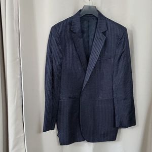 Favourbrook London sport coat 44R blue and black pattern excellent condition